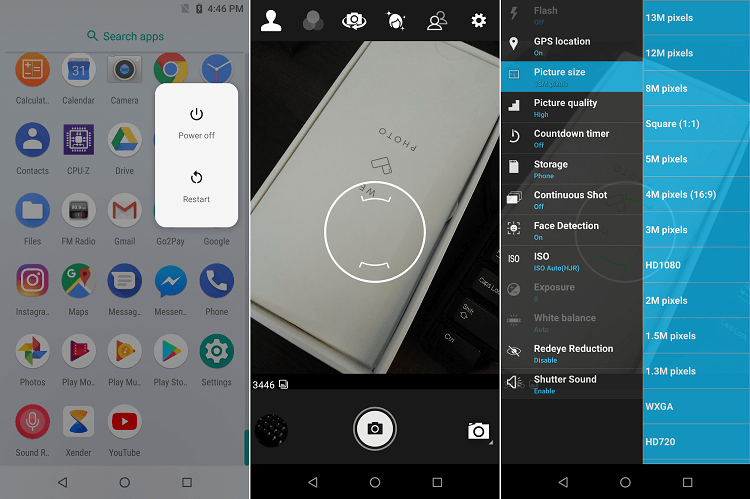 few screenshots of the user-interface of this Asus Zenfone Max Pro M1 smartphone