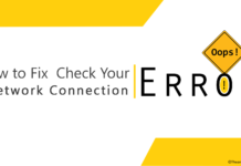 Fixing Please Check Your Network Connection and Try Again Error - theandroidportal.com