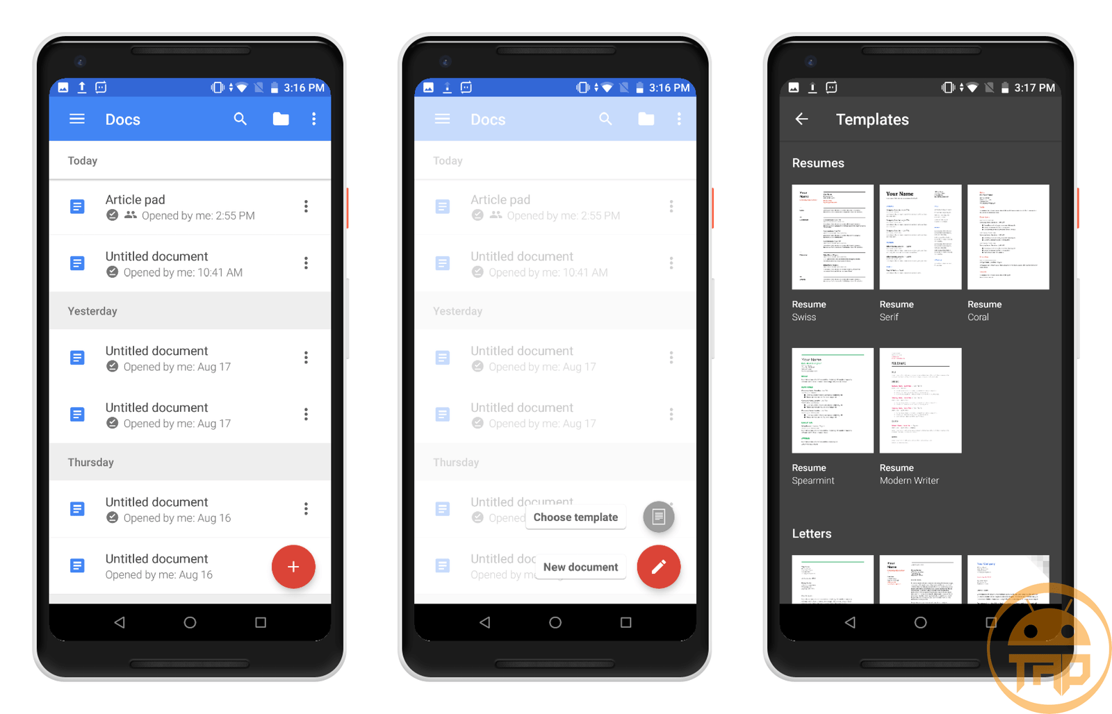 Choose Templates - theandroidportal.com