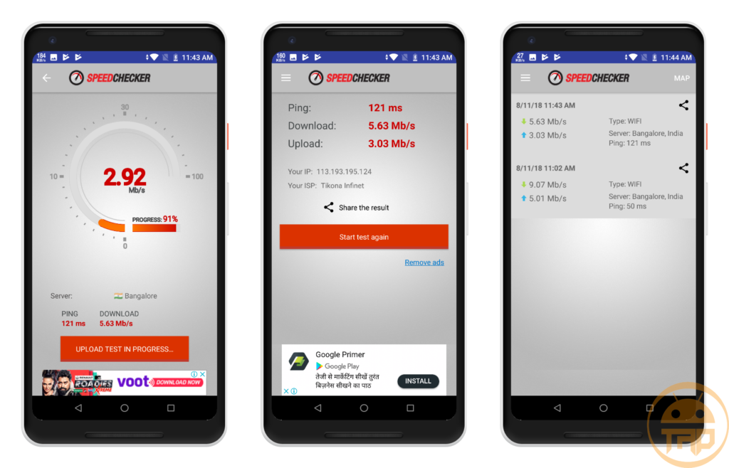 Best Internet Speed Checker Android Apps - TheAndroidPortal