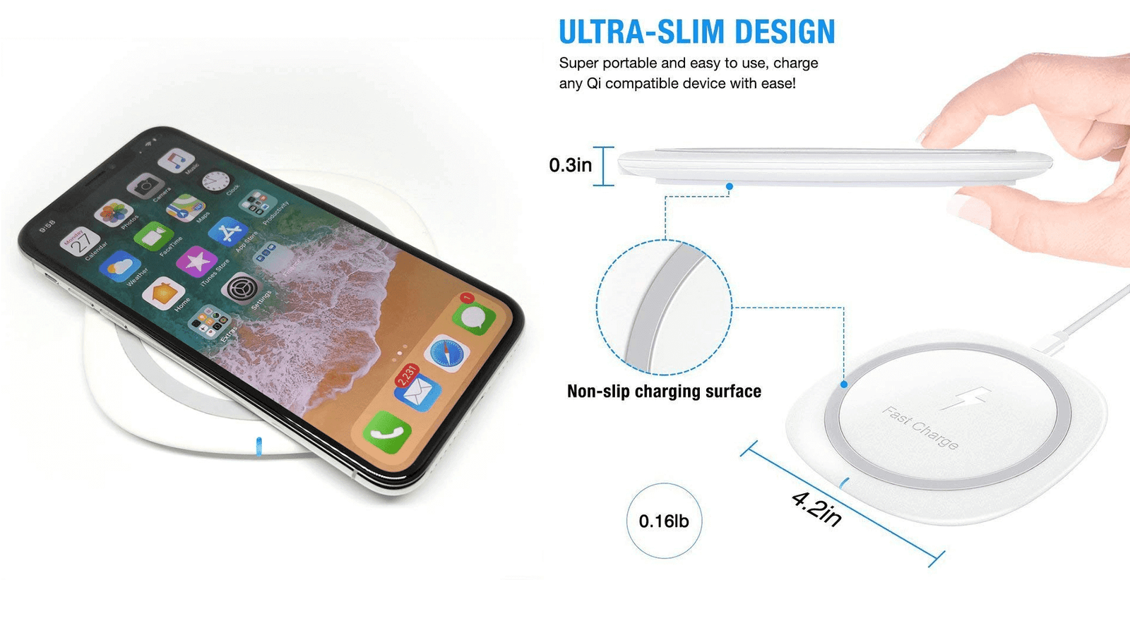Jaytek Wireless Charging Pad