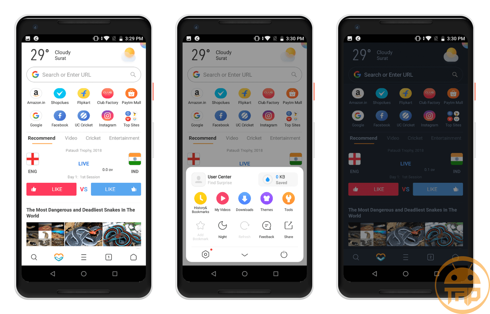 Night Mode - theandroidportal.com