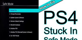 How to Fix PS4 Stuck In Safe Mode