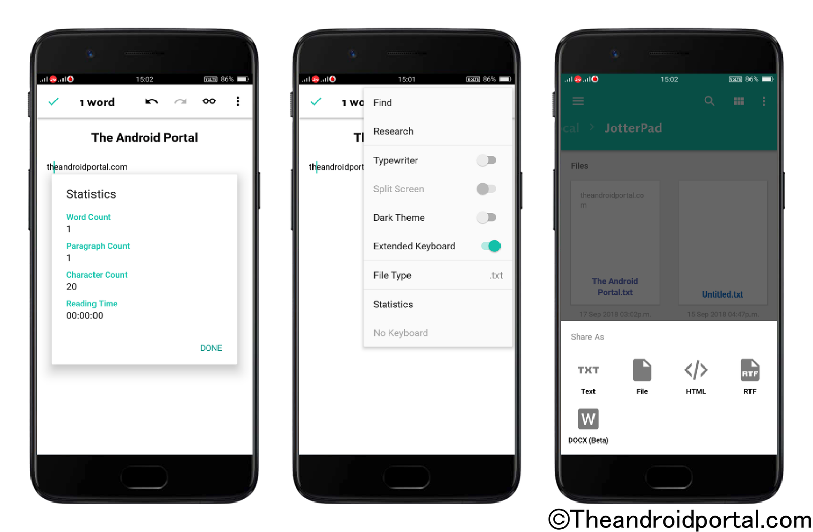 JotterPad 2 - theandroidportal.com