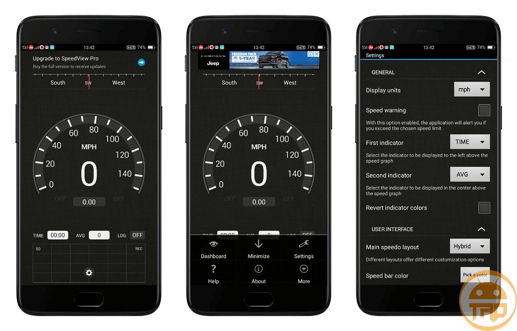 SpeedView GPS Speedometer - theandroidportal.com