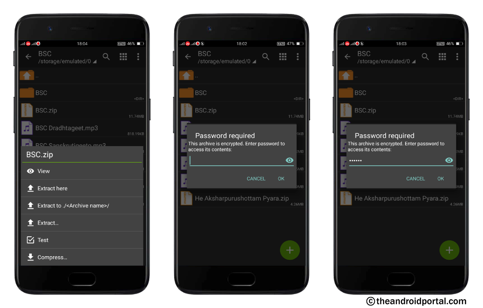 Test Archived Files 2- ZArchiver - theandroidportal.com