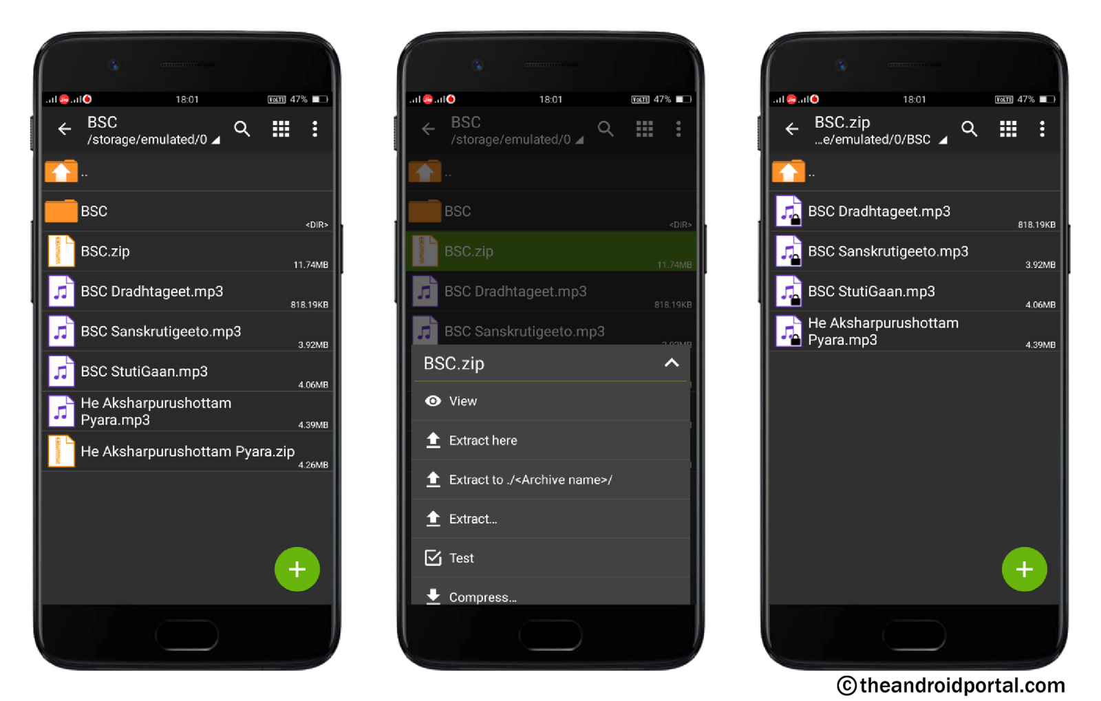 View Archived Files - ZArchiver - theandroidportal.com