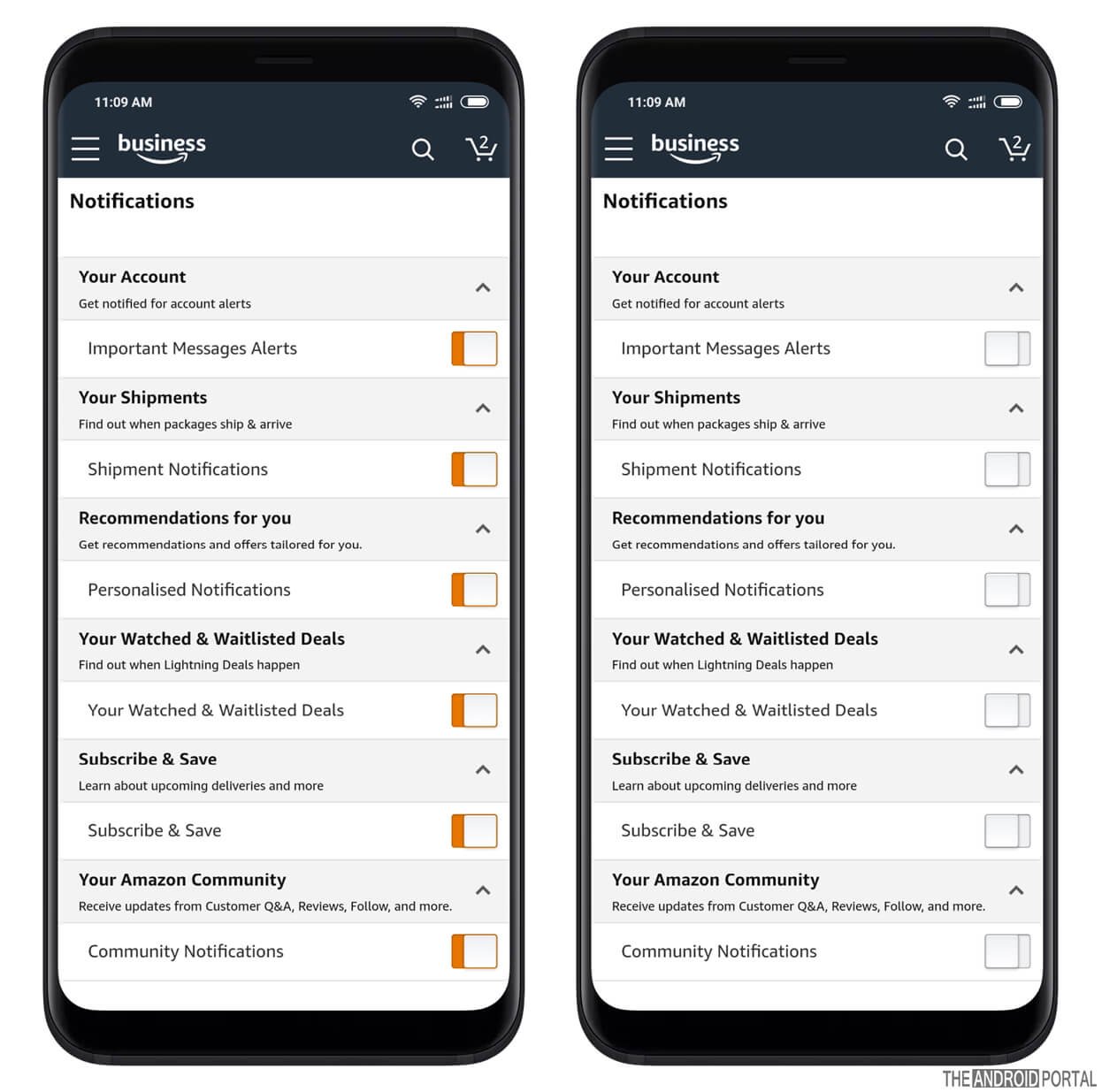 Amazon App Notification