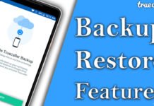 Backup Contact Using Truecaller