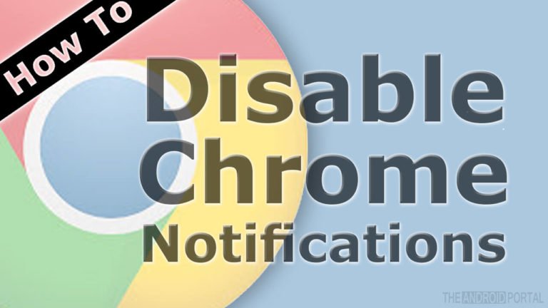 Disable Chrome Notification