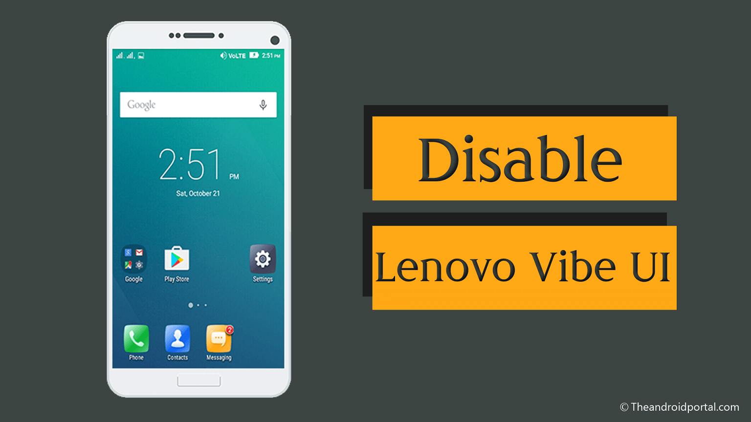How to Disable Lenovo Vibe UI - theandroidportal.com
