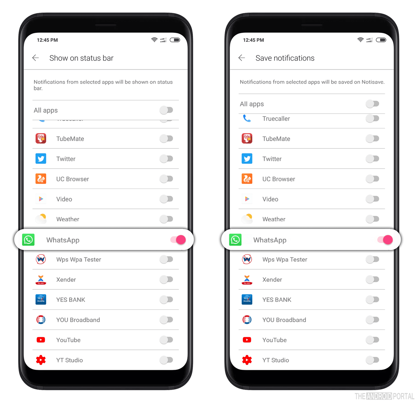 Saving WhatsApp Notification using NotiSave Android App