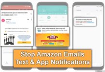 Stop Amazon App Sending You Text, Email or Push Notifications Again Stop Amazon Emails, Text & App Notification