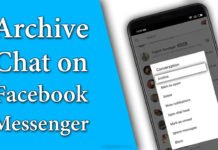 How to Archive and Unarchive Messages on Facebook Messenger Archive Mean on Facebook Messenger