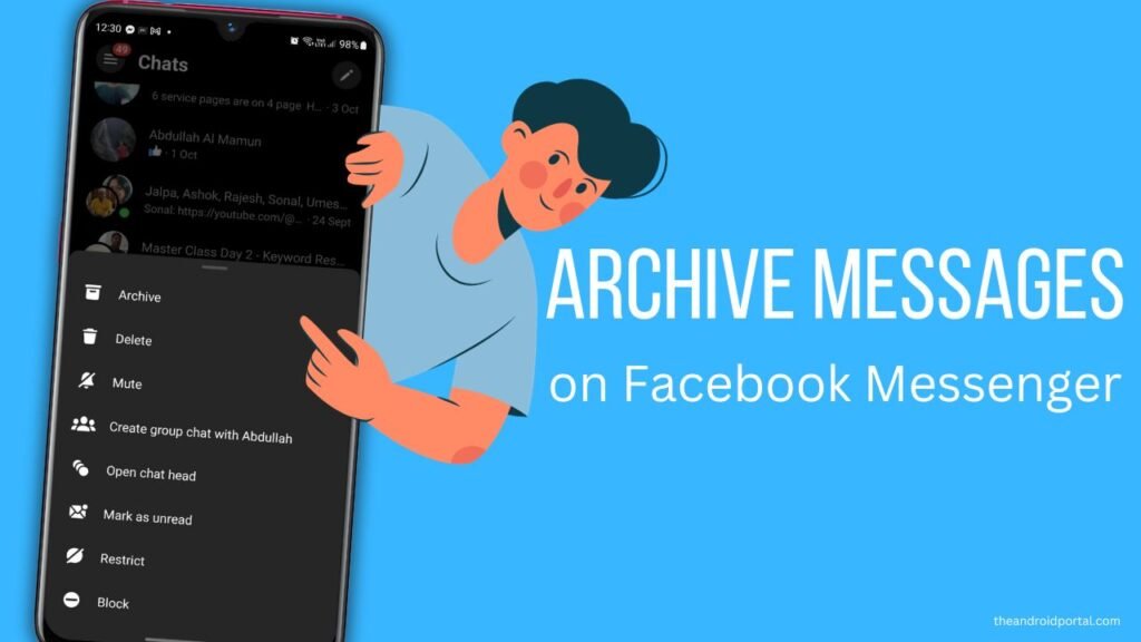 How to Archive and Unarchive Messages on Facebook Messenger ...