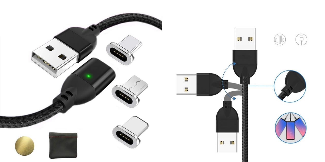 Chnaivy Magnetic USB Cables