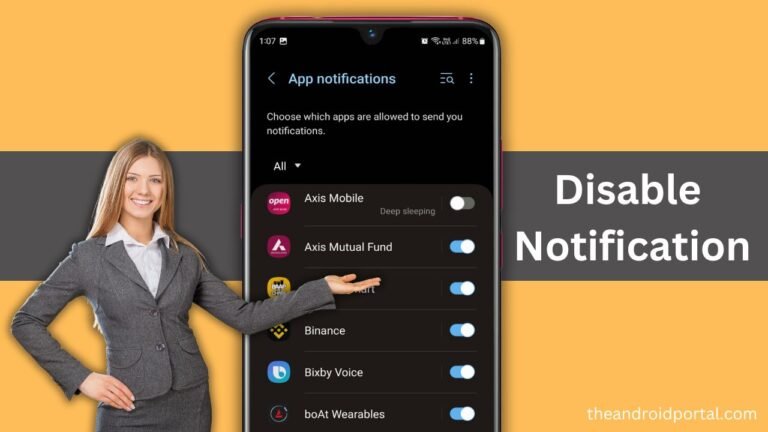 How to Disable Android Notification