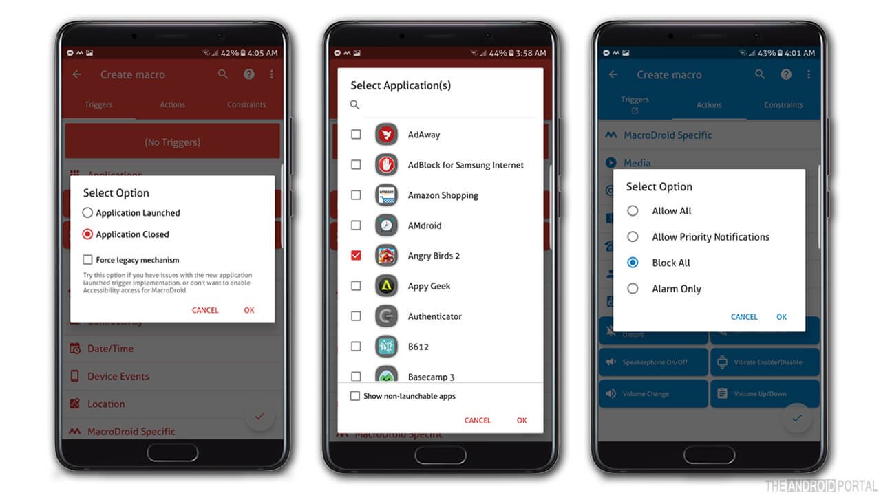 Device Automation App - Select Block Option