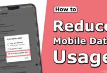 How To Reduce Mobile Data Usage