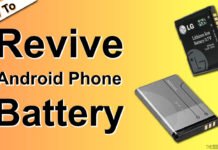 How To Revive Android Phone battery