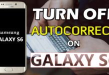 How to Turn Off Autocorrect on Galaxy S6 Smartphone.