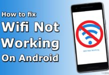 How to fx Wifi Not Working On Android