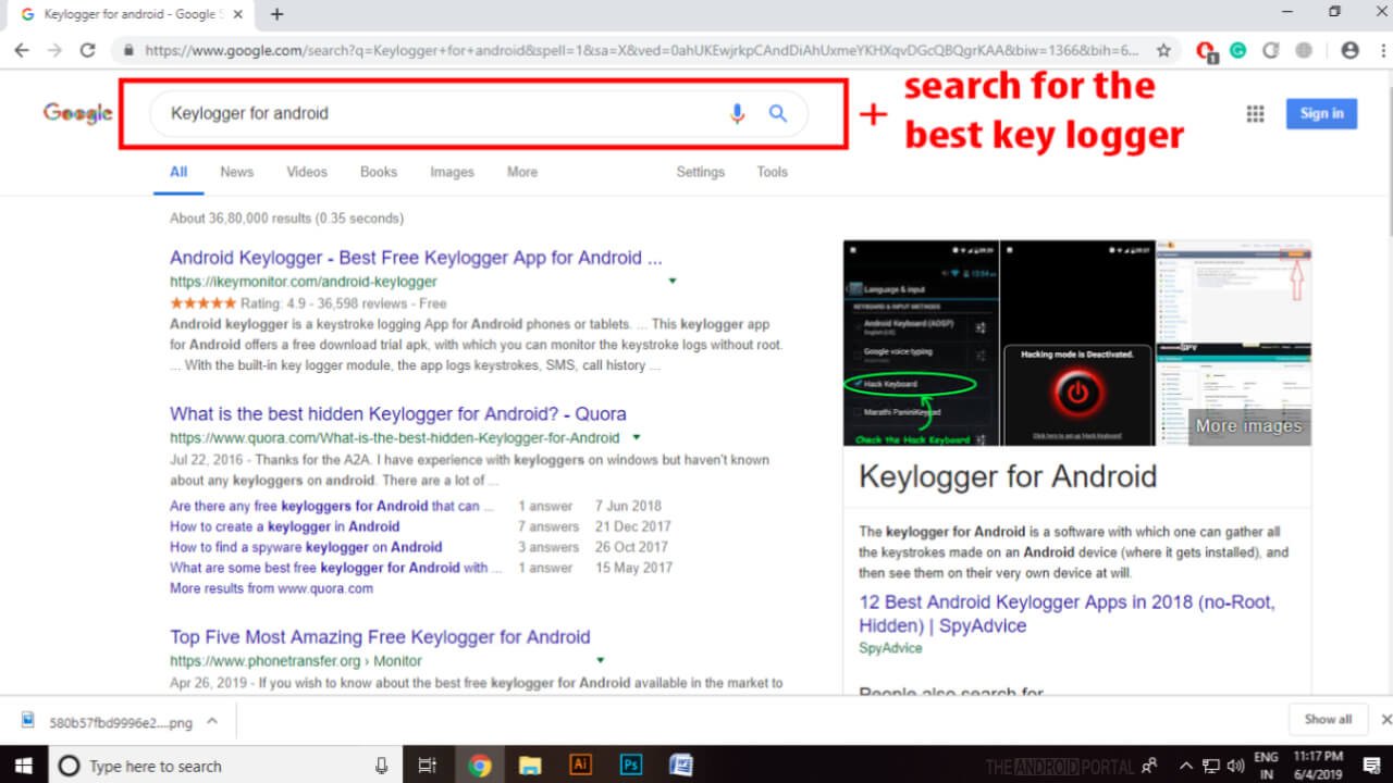 HOW TO DOWNLOAD AND INSTALL KEY LOGGER IN ANDROID