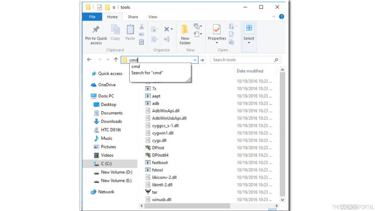 Open cmd