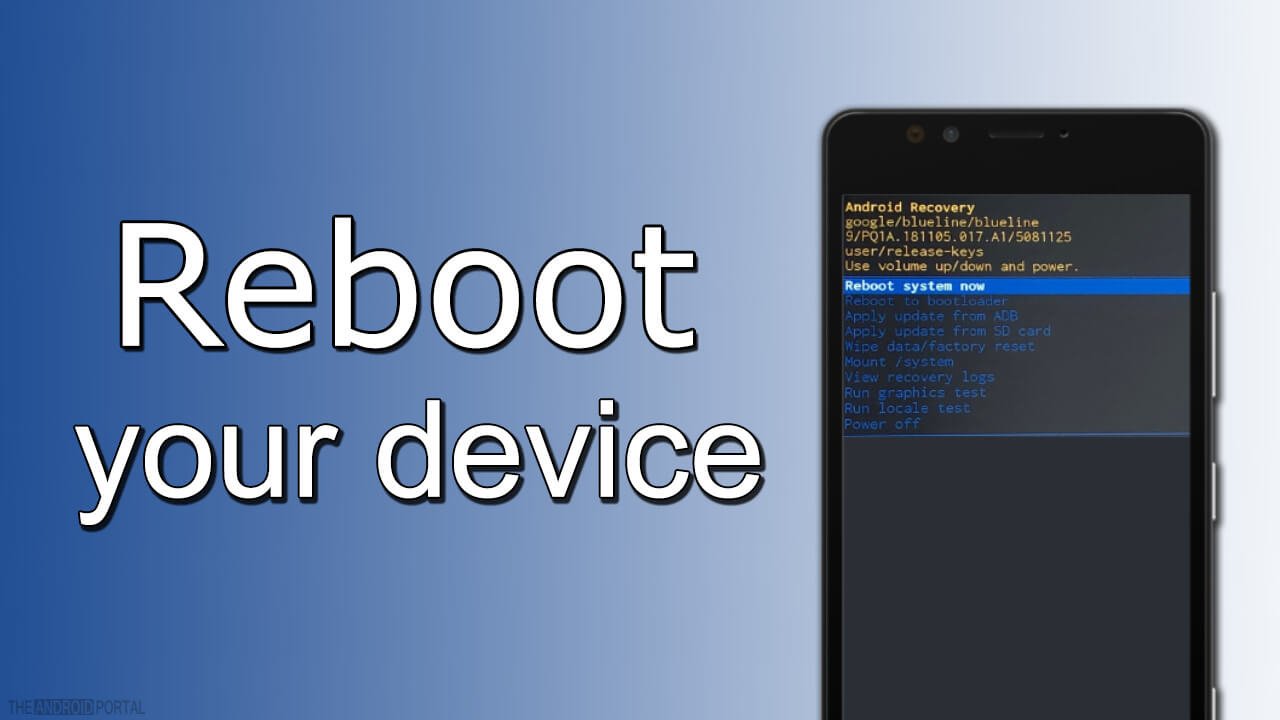 reboot your device