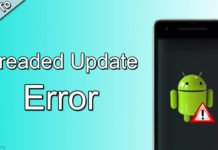 how to Dreaded Update erroe