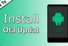 How to install ota update