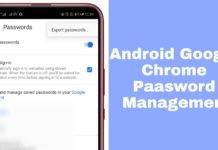 Exports Passwords Saved In Android Google Chrome