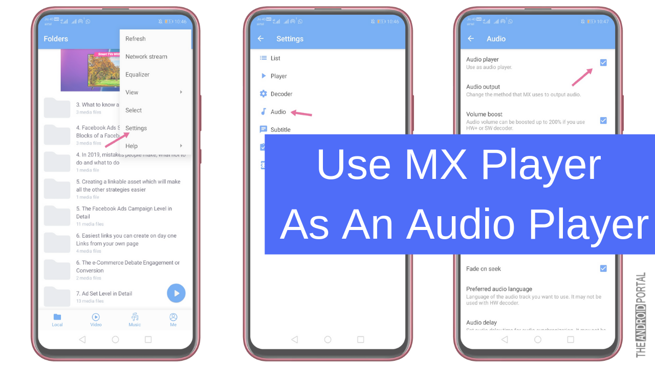 How To Use MX Player As An Audio Player? - TheAndroidPortal