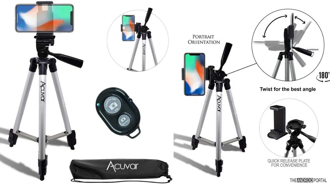 Acuvar 50 Universal Tripod Smartphone Attachment
