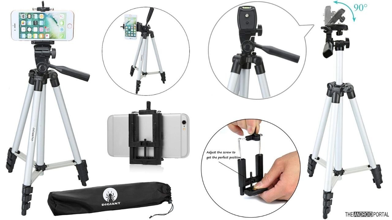 Digiant 50 Aluminum Smartphone Tripod