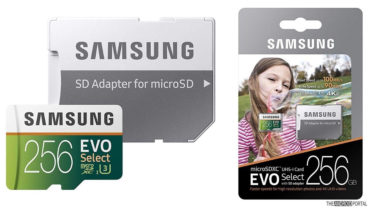 Samsung EVO Select 256GB For Storage Expansion