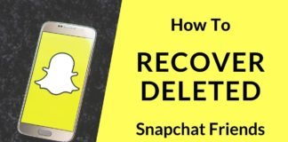 How To Recover Deleted Snapchat Friends