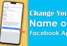 How to Change Your Name on Facebook App