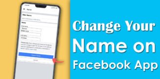 How to Change Your Name on Facebook App