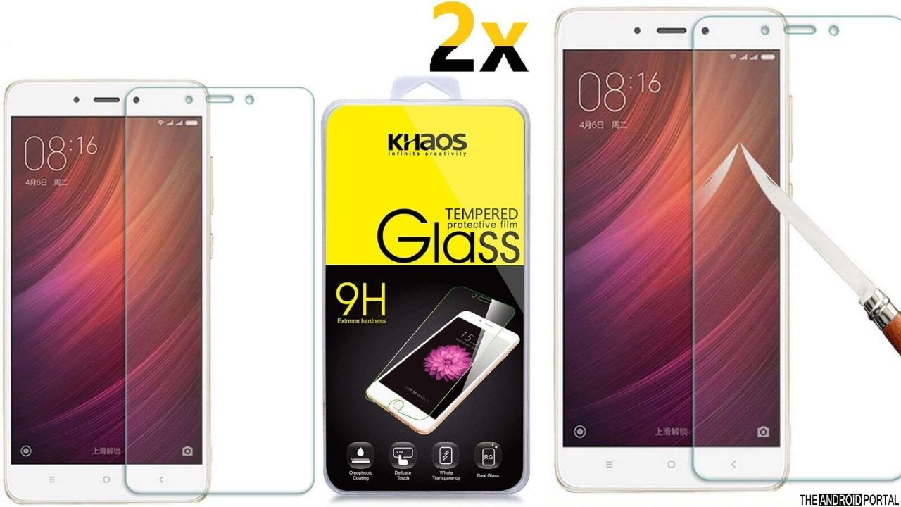 Khaos Glass Screen Protector For Redmi Note 4