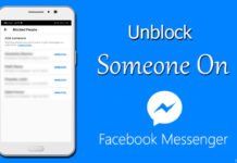 How To Un-block Someone On Facebook Messenger