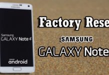 Factory Reset Note 4