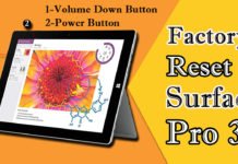 Factory Reset Surface Pro 3-All Ways and Possibilities
