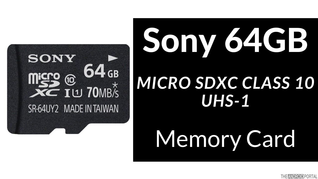 Sony 64GB Micro SDXC Class 10 UHS-1 Memory Card