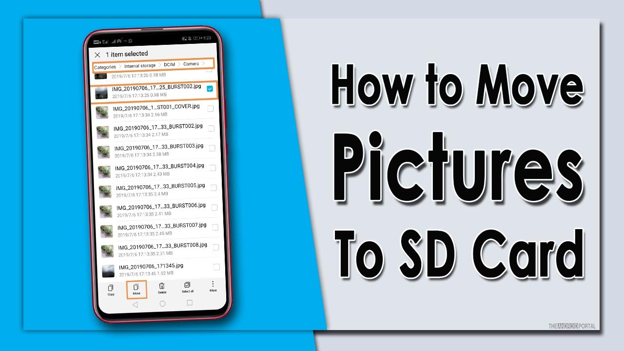How to Move Pictures to SD Cards