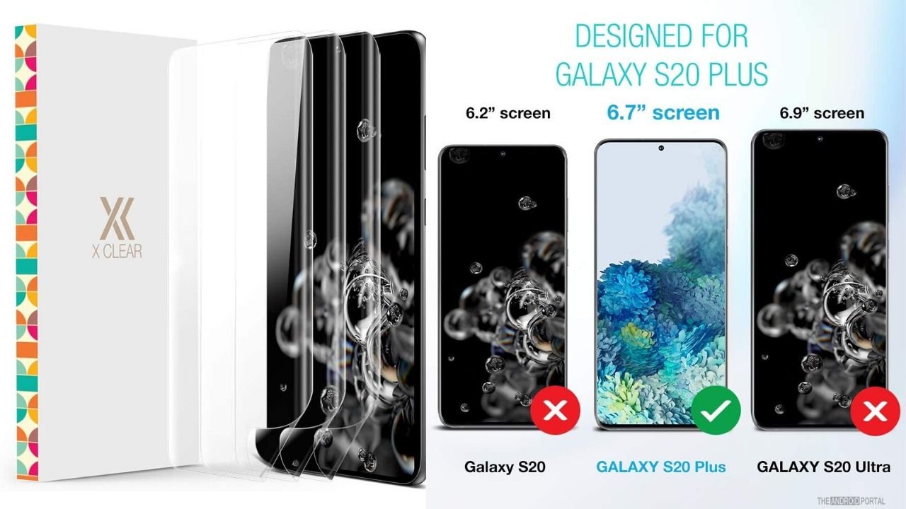 XClear Samsung Galaxy S20 Plus Screen Protectors