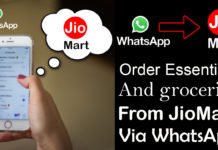 How To Order Essentials And groceries From JioMart Via Whatsapp