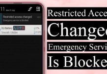 Restricted Access Changed