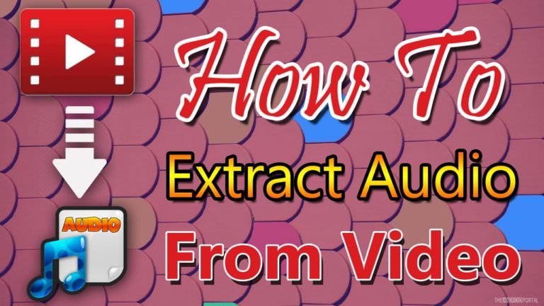 Extract Audio From Video On Android..