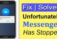 (FIXED) Unfortunately, Messenger Has Stopped.